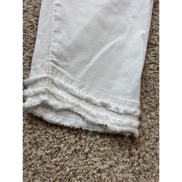Coldwater Creek size women's 20W, slightly cropped, stretchy; White denim Jeans - Picture 10 of 10